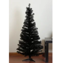 4' X 24" Slim Black Tinsel Artificial Christmas Tree - Unlit 5 4' X 24" Slim Black Tinsel Artificial Christmas Tree - Unlit -Christmas Trees Shop 0bier9mhmucutm1ajw7d07fbupj1wcey 35482.1667661969
