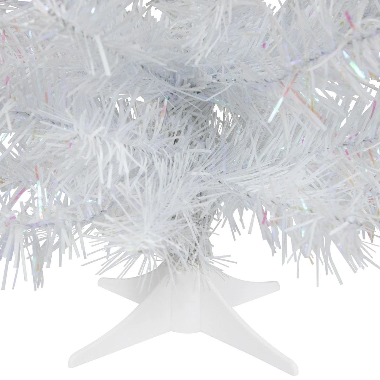 18" White Iridescent Spruce Artificial Christmas Tree - Unlit 3 18" White Iridescent Spruce Artificial Christmas Tree - Unlit - Image 3