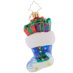 Christopher Radko Night Before Christmas Stocking Gem Glass Christmas Ornament 1021430 -Christmas Trees Shop 1021430 65638.1684253237