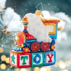 Christopher Radko Choo Choo Cheer Glass Christmas Ornament 1021613 -Christmas Trees Shop 1021613 46397.1684253245