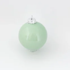 40ct Aqua Blue Pearl Glass Christmas Ball Ornaments 1.25" (30mm)