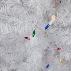 3' Pre-Lit Snow White Artificial Christmas Tree, Multi Lights -Christmas Trees Shop 327 11521.1684855848