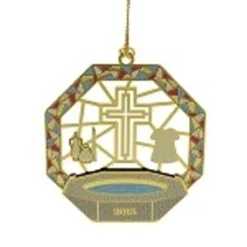 ChemArt 2.75" Collectible Keepsakes 2015 Baptism Christmas Ornament