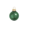 40ct Emerald Green Glass Shiny Finish Christmas Ball Ornaments 1.25" (30mm)