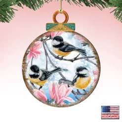 Set Of 2 Perching Birds Wooden Christmas Ornaments 5.5" 7 Set Of 2 Perching Birds Wooden Christmas Ornaments 5.5" -Christmas Trees Shop 8025222 4 97607.1667548813