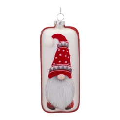 Set Of 12 Red And White Glass Gnome Christmas Ornament 6.25" 7 Set Of 12 Red And White Glass Gnome Christmas Ornament 6.25" -Christmas Trees Shop 83315 10 59056.1687598456