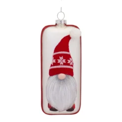 Set Of 12 Red And White Glass Gnome Christmas Ornament 6.25" 6 Set Of 12 Red And White Glass Gnome Christmas Ornament 6.25" -Christmas Trees Shop 83315 2 65650.1687598456