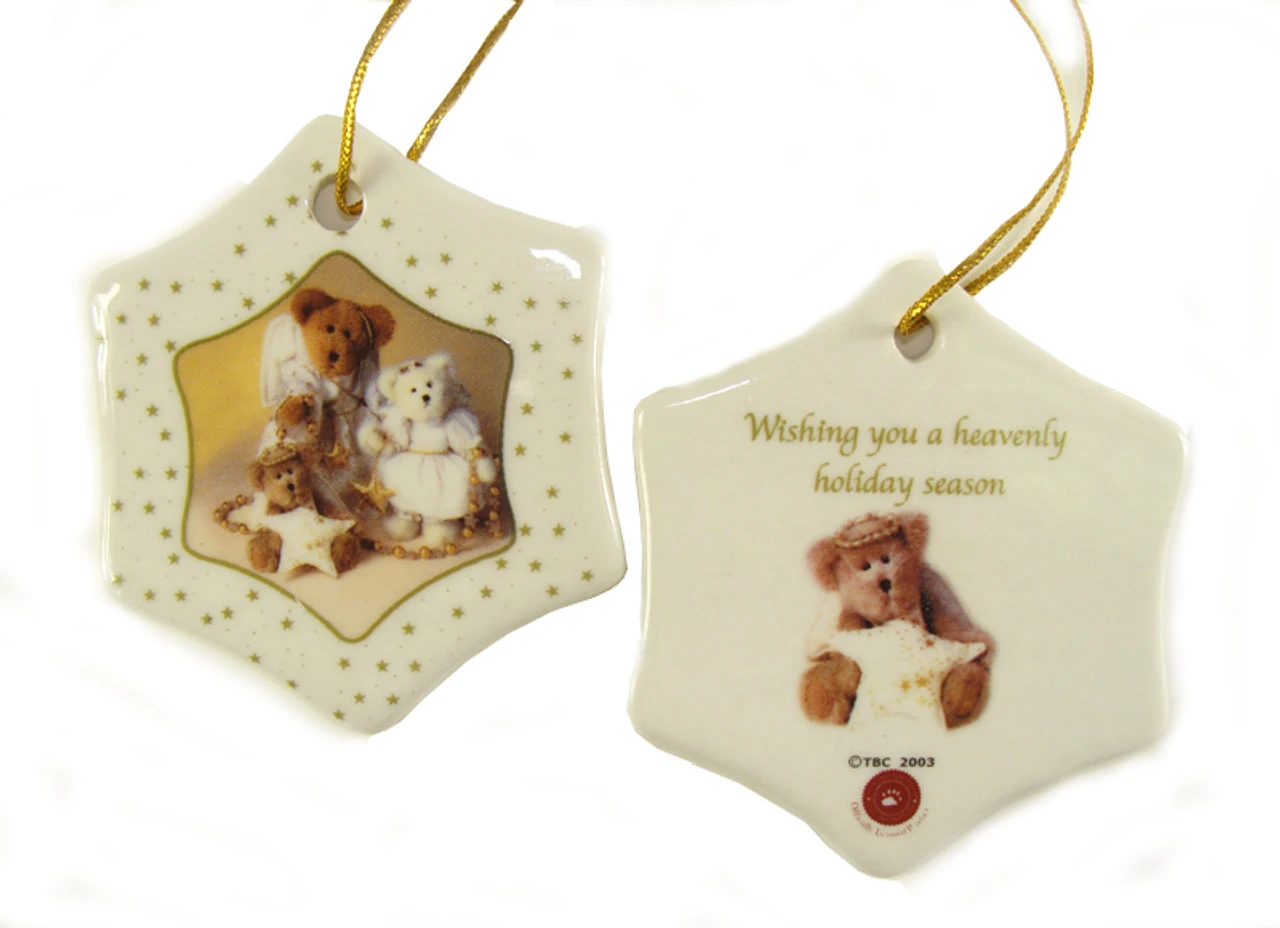 Club Pack Of 192 White And Brown Boyds Holiday Bears Christmas Ornaments 3" 1 Club Pack Of 192 White And Brown Boyds Holiday Bears Christmas Ornaments 3"