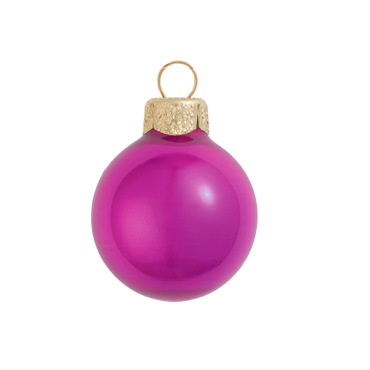 6ct Raspberry Pink Pearl Glass Christmas Ball Ornaments 4" (100mm) 1 6ct Raspberry Pink Pearl Glass Christmas Ball Ornaments 4" (100mm)