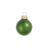 40ct Green Pearl Glass Christmas Ball Ornaments 1.5" (38mm)