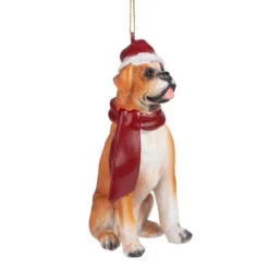 3.5" Fawn Boxer Dog Christmas Ornament -Christmas Trees Shop boxer 6 80636.1667615234