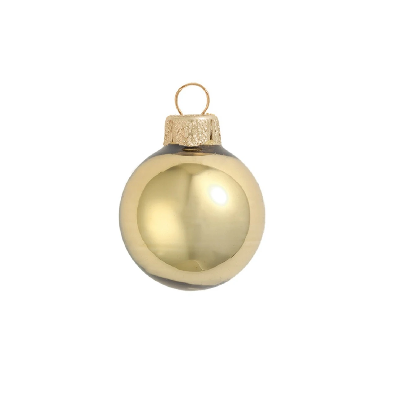 12ct Shiny Antique Gold Glass Ball Christmas Ornaments 2.75" (70mm) 1 12ct Shiny Antique Gold Glass Ball Christmas Ornaments 2.75" (70mm)
