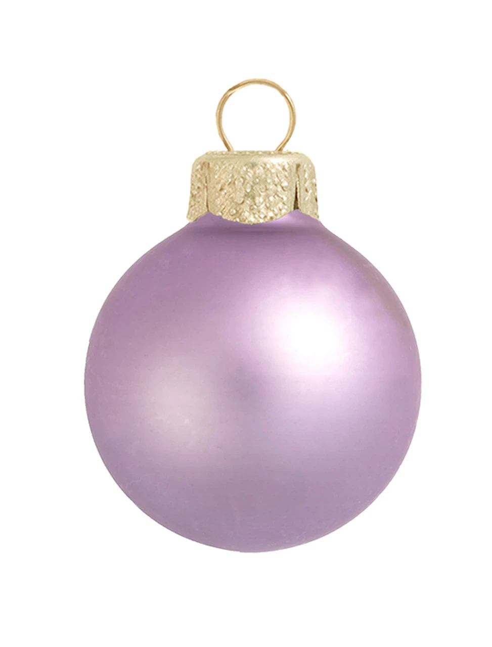 6ct Lavender Glass Matte Christmas Ball Ornaments 4" (100mm) 1 6ct Lavender Glass Matte Christmas Ball Ornaments 4" (100mm)