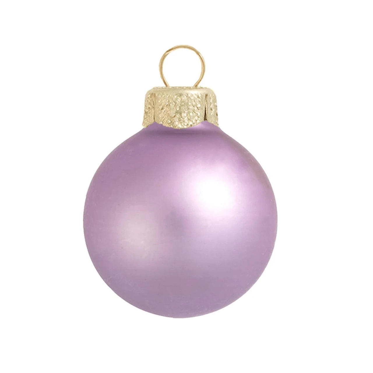 8ct Purple Glass Matte Christmas Ball Ornaments 3.25" (80mm) 1 8ct Purple Glass Matte Christmas Ball Ornaments 3.25" (80mm)