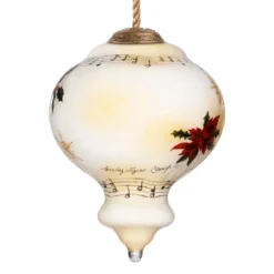 3.75" White And Black Christmas Piano Glass Ornament 7 3.75" White And Black Christmas Piano Glass Ornament -Christmas Trees Shop dacf 1911074 3 40827.1667620509