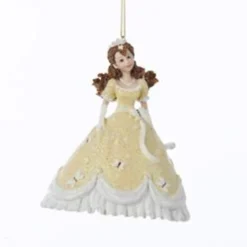 4.25" Pretty As A Princess Marcella In Yellow Gown Christmas Ornament