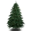7.5' Pre-Lit Full Alaskan Deluxe Artificial Christmas Tree, White LED Lights