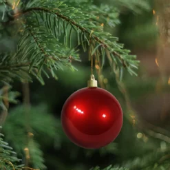 4ct Candy Red Shatterproof Christmas Ball Ornaments 4" (100mm) 5 4ct Candy Red Shatterproof Christmas Ball Ornaments 4" (100mm) -Christmas Trees Shop dcki20kbx04713b 06431.1667602027