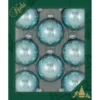 8ct Starlight Shiny Glass Christmas Ball Ornaments 2.5" (67mm)