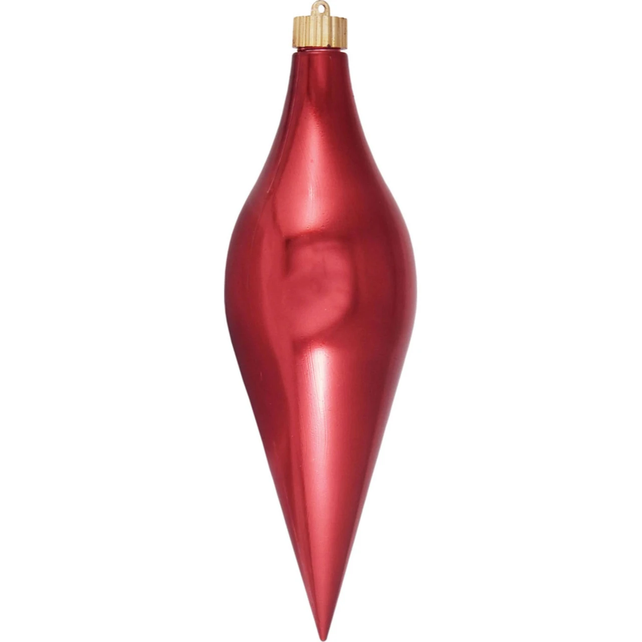 Sonic Red And Gold Shatterproof Christmas Long Drop Ornament 12.5" (320mm) 1 Sonic Red And Gold Shatterproof Christmas Long Drop Ornament 12.5" (320mm)