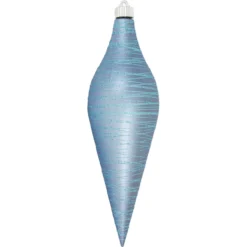 Arctic Blue Shatterproof Christmas Long Drop Ornament 12.5" (320mm)