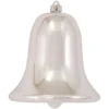 9" Silver Shatterproof Shiny Christmas Bell Ornament