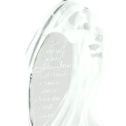 4" Clear Away In A Manger Nativity Christmas Ornament