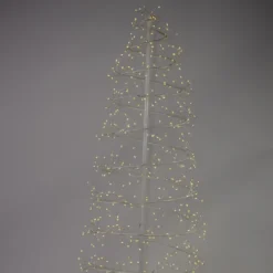 6' Pre-Lit White Revolve Spiral Artificial Tree, Warm White LED Lights -Christmas Trees Shop dhine 37520 wt 3 84946.1687306485