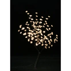 47.25" White And Black Outdoor Cherry Blossom Tree With Floral Lights -Christmas Trees Shop dhine 39049 ww 3 15645.1667621680