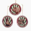Pack Of 36 Red And Green Country Rustic Farm Animal "Feed" Christmas Pendant Ornaments 3.75"