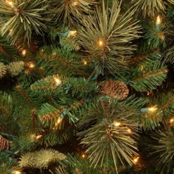 7.5 Ft. Carolina Pine Tree With Clear Lights -Christmas Trees Shop dnat20cap3 306 75 4 99525.1686079931