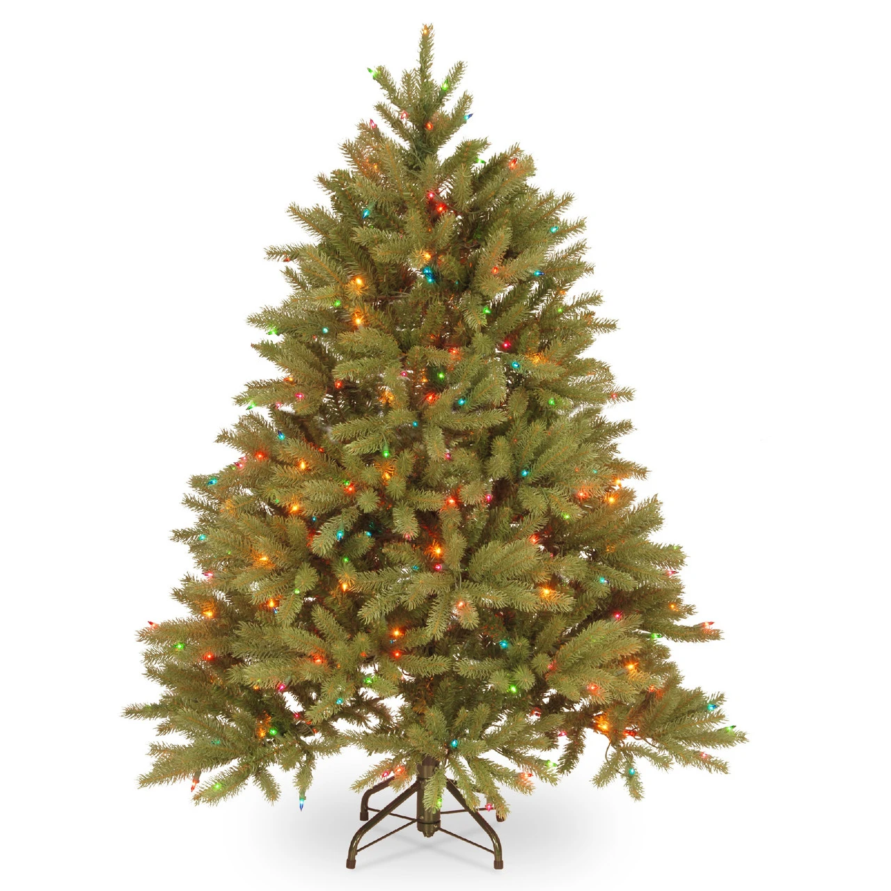 4.5’ Pre-Lit Jersey Fraser Fir Artificial Christmas Tree - Multi-Color Lights 1 4.5’ Pre-Lit Jersey Fraser Fir Artificial Christmas Tree - Multi-Color Lights