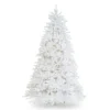 7' Pre-lit Dunhill Fir Artificial Contemporary Christmas Tree, Clear Lights