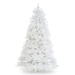 7' Pre-lit Dunhill Fir Artificial Contemporary Christmas Tree, Clear Lights