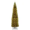 10’ Pre-lit Kingswood Fir Pencil Artificial Christmas Tree – Clear Lights