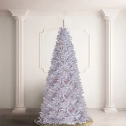 12’ Pre-Lit Medium White North Valley Spruce Artificial Christmas Tree - Clear Lights -Christmas Trees Shop dnat nrvw7 302 120 3 17812.1667574319