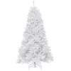7’ Pre-Lit North Valley White Spruce Artificial Christmas Tree - Clear Lights