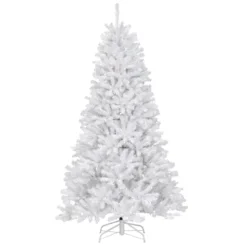 7.5’ Pre-Lit North Valley White Spruce Artificial Christmas Tree - Clear Lights