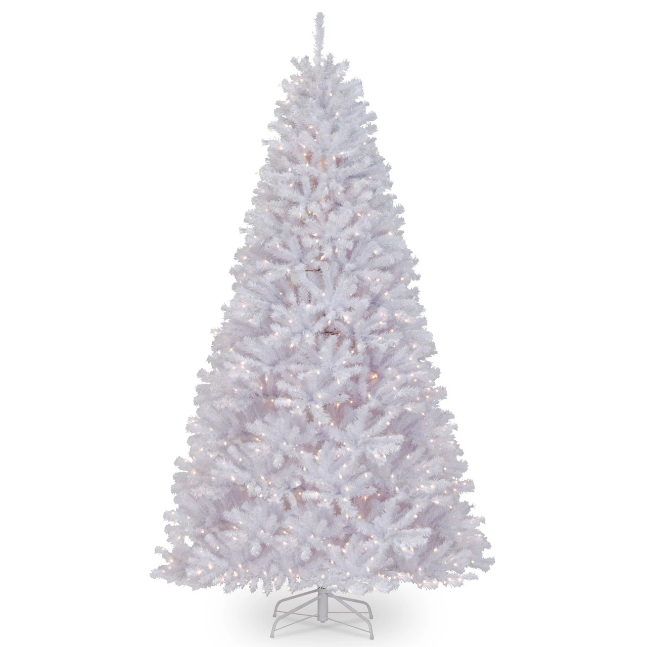 9’ Pre-Lit North Valley White Spruce Artificial Christmas Tree - Clear Lights 1 9’ Pre-Lit North Valley White Spruce Artificial Christmas Tree - Clear Lights