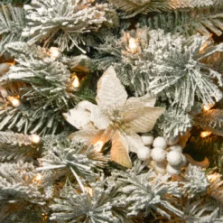 6' Pre-Lit Slim Frosted Colonial Artificial Half Wall Christmas Tree - Clear Lights 5 6' Pre-Lit Slim Frosted Colonial Artificial Half Wall Christmas Tree - Clear Lights -Christmas Trees Shop dnat peco8 362 6h 3 13964.1667569299