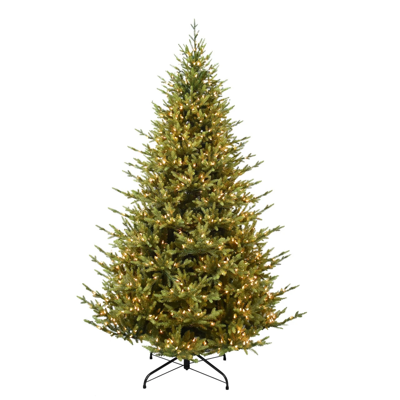 7.5' Pre-LitAddison Fir Artificial Christmas Tree, Clear Lights 1 7.5' Pre-LitAddison Fir Artificial Christmas Tree, Clear Lights