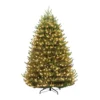 6.5' Pre-lit Full Canadian Balsam Fir Artificial Christmas Tree – Warm White LED Lights