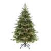 4.5' Pre-Lit Slim Colorado Spruce Artificial Christmas Tree, Clear Lights