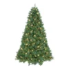 7.5' Pre-Lit Traditional Pine Artificial Christmas Tree, Clear Lights