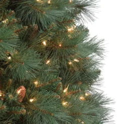 7.5' Pre-Lit Traditional Pine Artificial Christmas Tree, Clear Lights 5 7.5' Pre-Lit Traditional Pine Artificial Christmas Tree, Clear Lights -Christmas Trees Shop dpul ctp 75c750 3 19282.1688183110