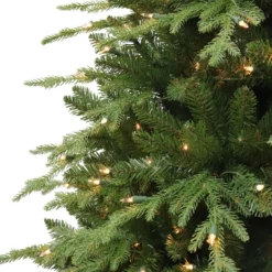 7.5' Pre-Lit Galveston Fir Artificial Christmas Tree, Clear Lights -Christmas Trees Shop dpul gv 75c8 3 47608.1688471938