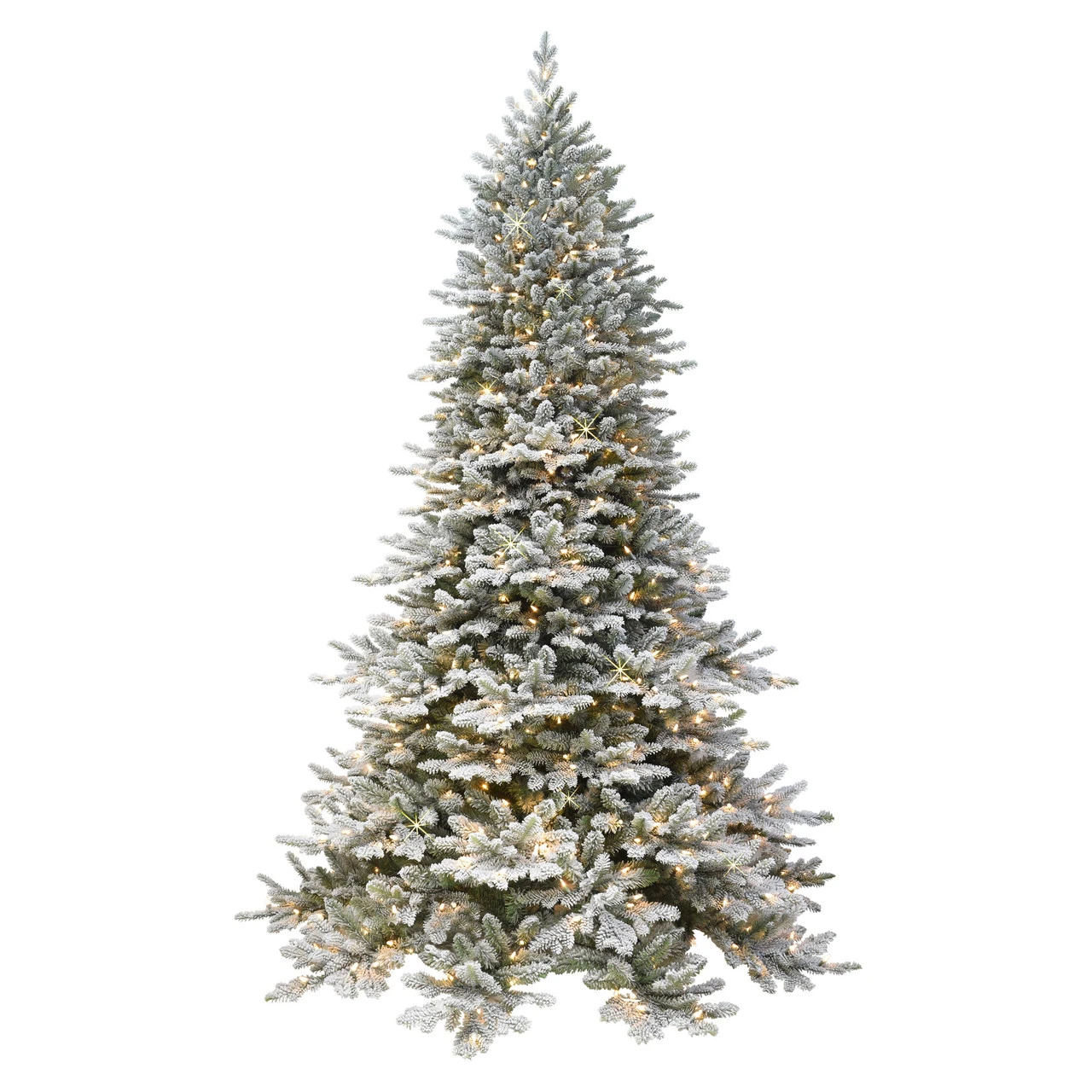 7.5' Pre-lit Royal Majestic Douglas Fir Downswept Flocked Artificial Christmas Tree – Clear Lights 1 7.5' Pre-lit Royal Majestic Douglas Fir Downswept Flocked Artificial Christmas Tree – Clear Lights