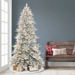 7.5' Pre-lit Flocked Royal Majestic Douglas Fir Downswept Artificial Christmas Tree, Color Select LED Lights 7 7.5' Pre-lit Flocked Royal Majestic Douglas Fir Downswept Artificial Christmas Tree, Color Select LED Lights -Christmas Trees Shop dpul rmddf 75qld7 4 05105.1688153514