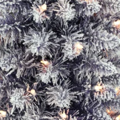 7.5' Pre-lit Flocked Fashion Purple Pencil Artificial Christmas Tree, Clear Lights 5 7.5' Pre-lit Flocked Fashion Purple Pencil Artificial Christmas Tree, Clear Lights -Christmas Trees Shop dpul tpf9612 75c3 pp 3 01102.1688154622