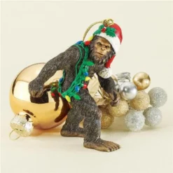 3" Bigfoot Holiday Yeti Hand Painted Ornament -Christmas Trees Shop dtosc20db383084 6 21913.1667614800